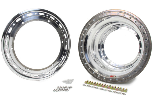 Weld Wheel Shell, Outer, 15 x 10.25 in, Beadlock No Cvr