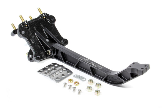 Pedal Assembly, Brake, 6.25 to 1 Ratio, 11.710 in Long, Reverse Swing Mount, Aluminum, Black Paint