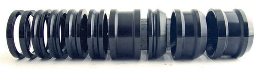 Winters Sprintcar Wheel Spacer Kit Black 10pc