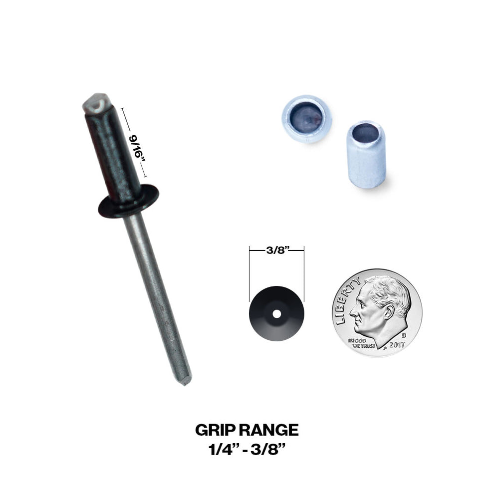 Short Head Rivet Small Head Rivets 3/16 - Box Of 250 – MHR Performance Parts Pty Ltd