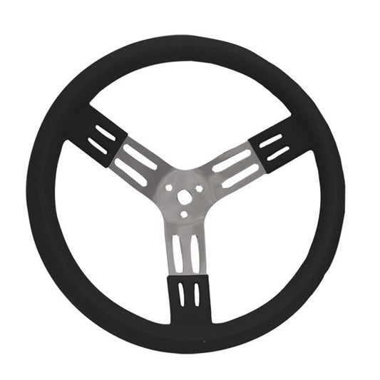 Longacre 15 Black Aluminum Steering Wheel
