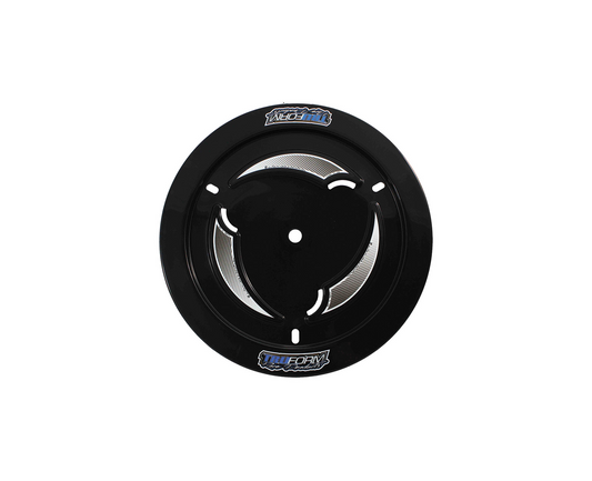 TruForm Vented Black Plastic Wheel Cover KIT