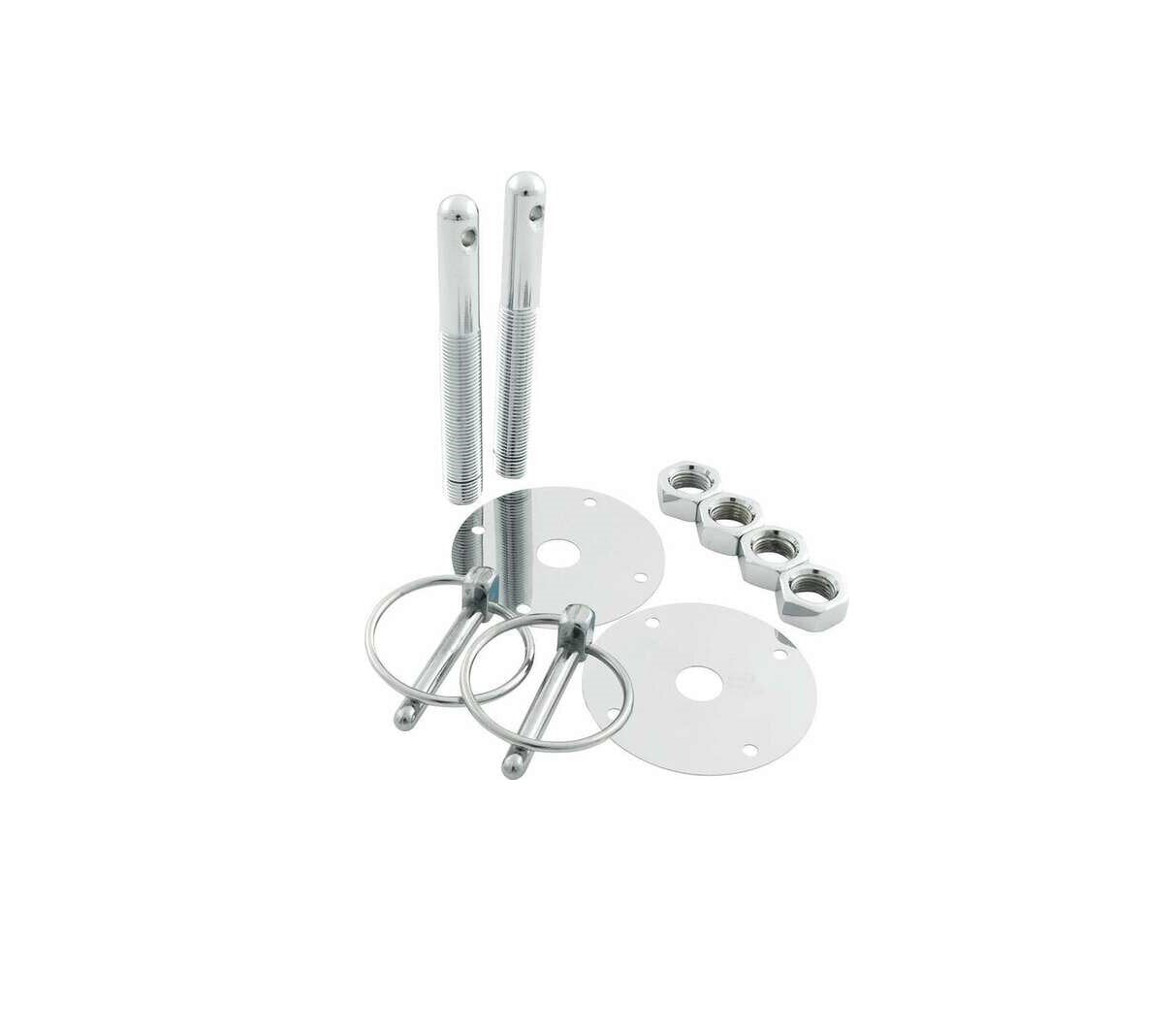 Steel Hood Pin Kit 1/2 X 4 With Flip-over Clips All18513