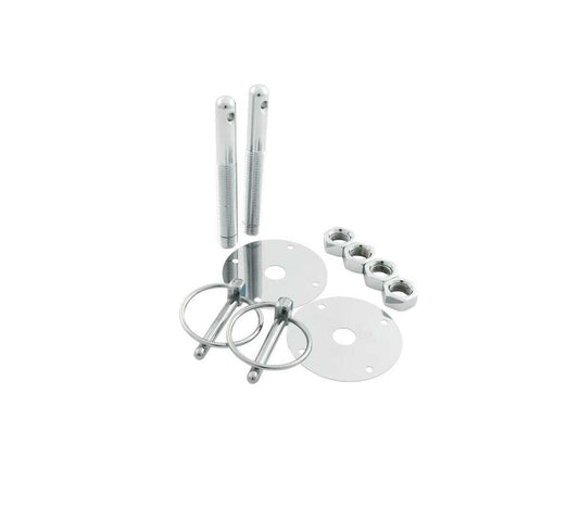Steel Hood Pin Kit 1/2" x 4" with Flip-Over Clips ALL18513