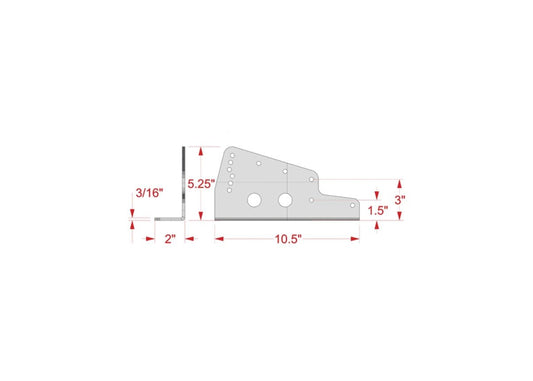 Kirkey Floor Seat Mount kit