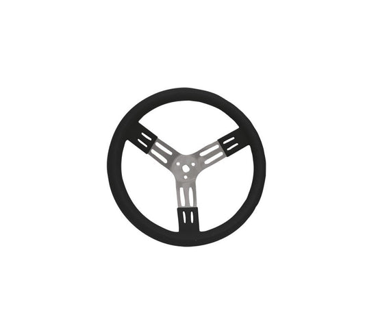 Longacre 15" Black Aluminum Steering Wheel