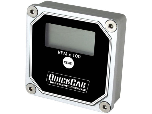 Quickcar Tach - Digital LCD w/Recall - Black