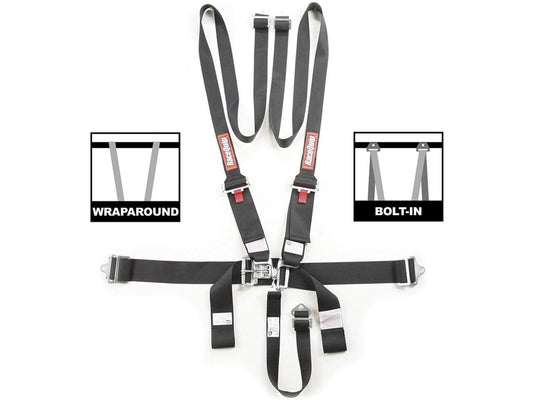 RaceQuip Latch and Link Harnesses - 5 Point - Hans Compatable